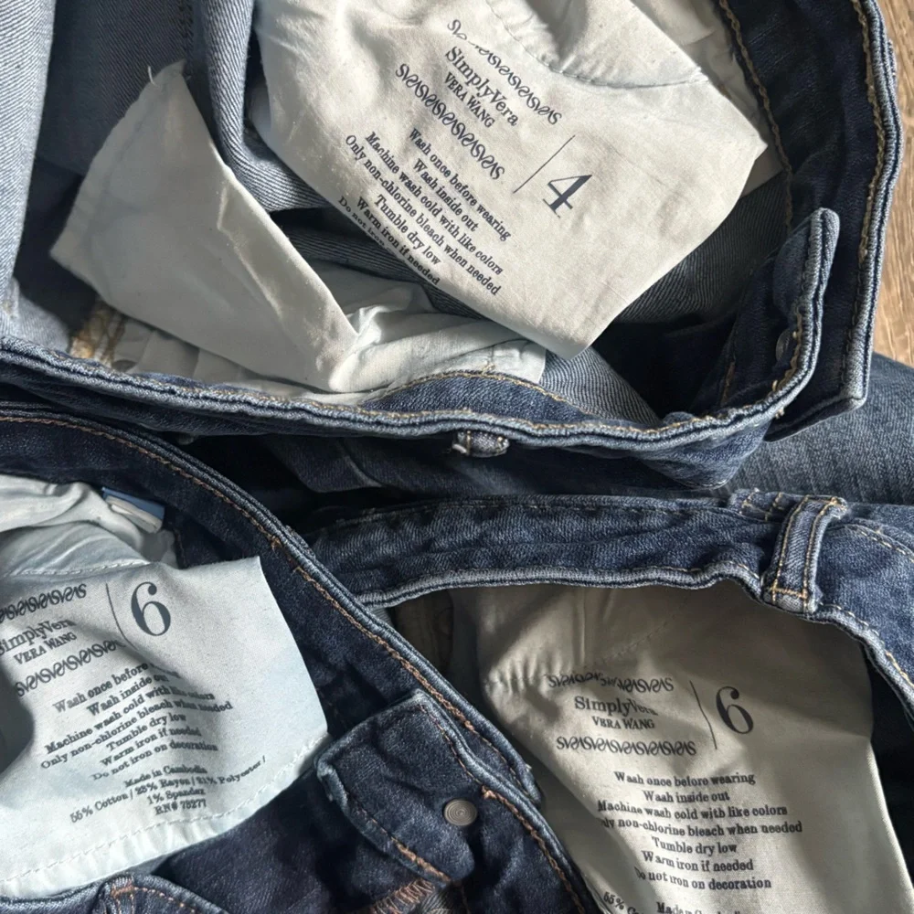 Simply Vera Vera Wang Women's Ankle Jean bundle - Picture 6 of 6